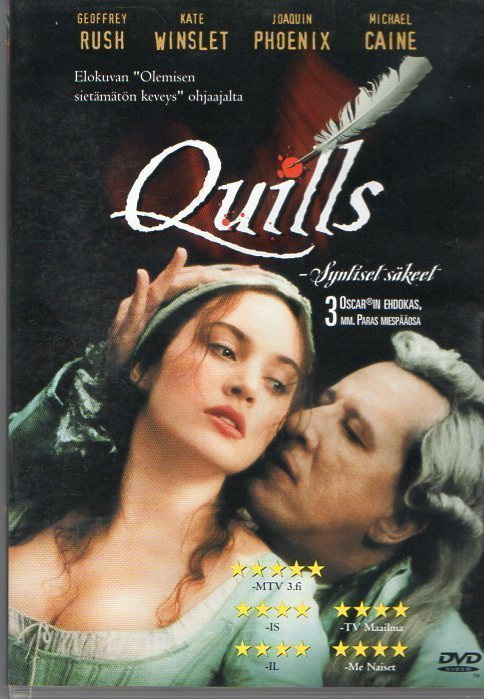 QUILLS-SYNTISET SÄKEET	(2 090)	-FI-	DVD		geoffrey rush	2000