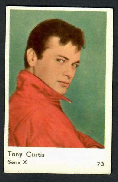 Keräilykuva - Tony Curtis Serie X 73