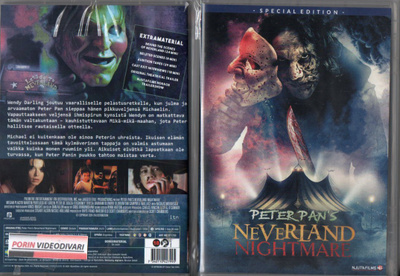 peter pan´s neverland nightmare (29 824) UUSI -FI- DVD suomi