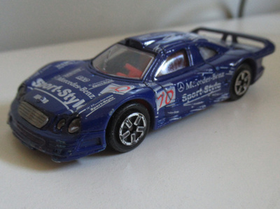 Mercedes CLK GTR Majorette pienoismalli