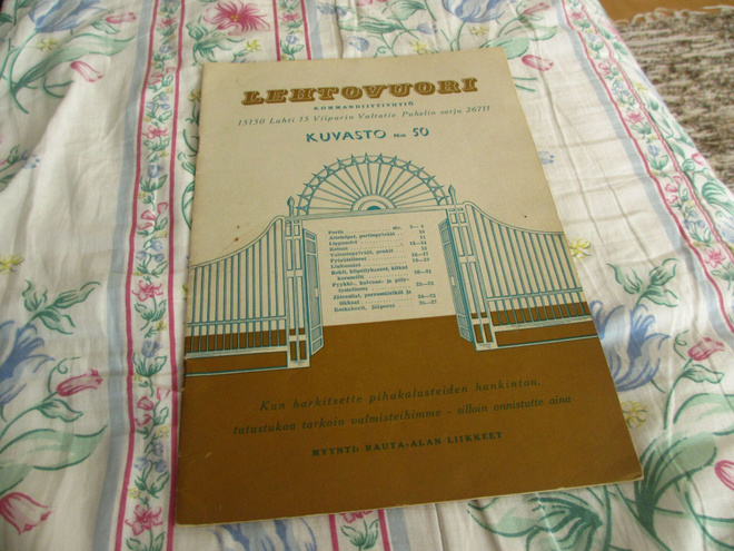 lehtovuori ky kuvasto n:o 50 mukana ohjehinnasto n:o63 1975