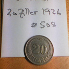 Unkari 20 filler 1926 km#508 - pikkukuva 1