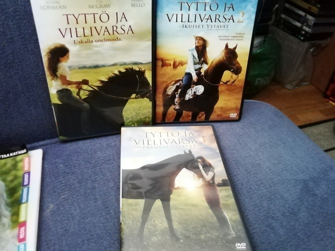Tyttö ja villivarsa Trilogia (3 x DVD)
