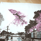 Vallilan valmisverho 250 x 59cm Aurajoki - pikkukuva 4