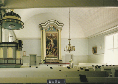 KIRKKOKORTTI - KURUN KIRKKO - SISÄKUVA - 1