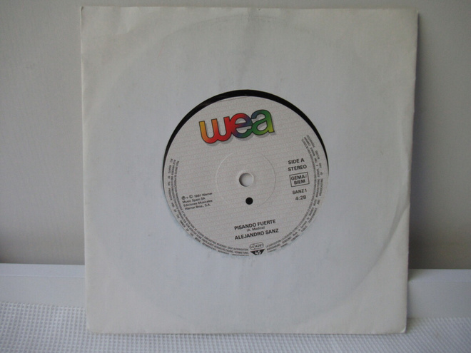 ALEJANDRO SANZ - PISANDO FUERTE 7" VINYL
