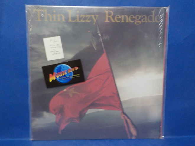 THIN LIZZY - RENEGADE M-/M- CAN -81 CUT OUT HOLE LP
