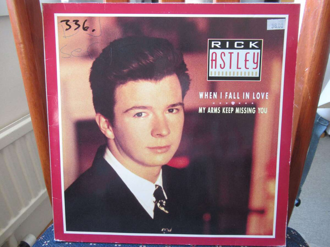 RICK ASTLEY - WHEN I FALL IN LOVE 12" VINYL