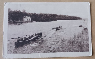 Teisko, kirkkomatkalla kirkkoveneillä, SMY S N nro 6,p. 1917