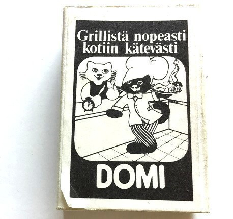 Domi Tulitikkuaski Musta Kokki kissa