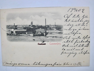 VANHA Postikortti Tampere 1902