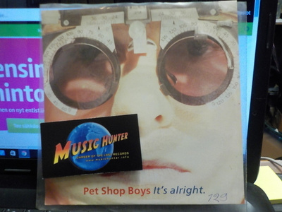 PET SHOP BOYS - IT'S ALRIGHT EX-/VG+ 7" .