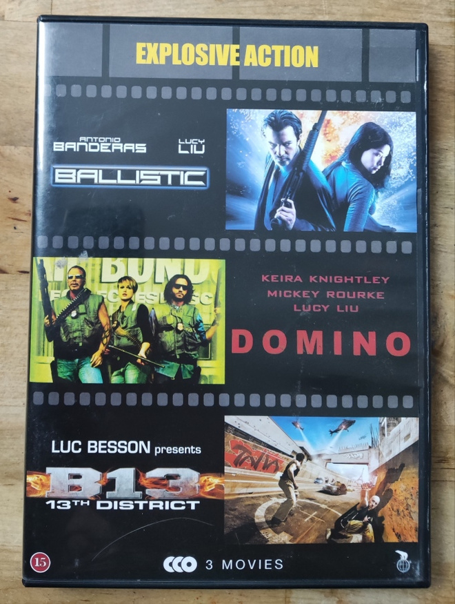 Ballistic+ Domino + 13th District (3 dvd)