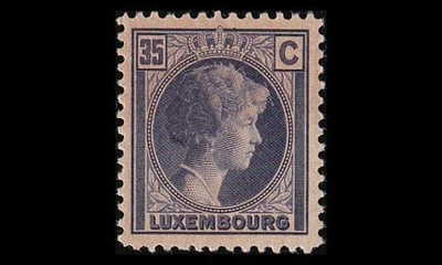 Luxemburg 205 ** Charlotte 35 C violetti (1928)