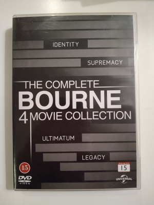 The complete BOURNE, 4- levyn Boxi - DVD