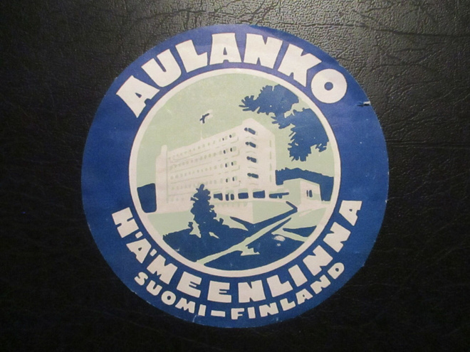 HOTELLI ETIKETTI AULANKO HÄMEENLINNA (K14-S65)