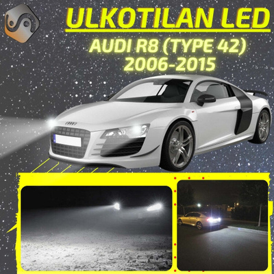 R8 (Type 42) 2006-2015 Ulkoiset LED -valot