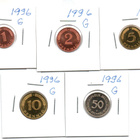 Saksa 5 pikkurahaa 1996 G - pikkukuva 1