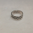 E.granit hopea sormus 916H P7 sterling Finland - pikkukuva 2