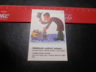 K13 Panda Sananlasku purukumi# 40 Hädässä ystävä tutaan