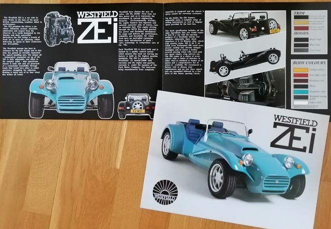 1993 Westfield ZEi esite - KUIN UUSI - Lotus Seven