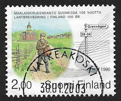 Maalaiskirjeenkanto 100v 1990 (LAPE 1110) O