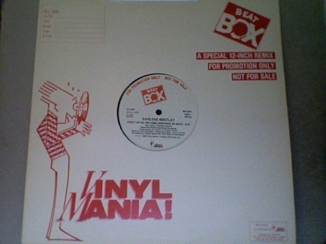 EARLENE BENTLEY :: POINT OF NO RETURN : VINYYLI MAXI 12"1986