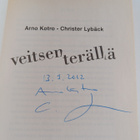 Arno Kotro ym. : Veitsen terällä (signeerattu) - pikkukuva 3