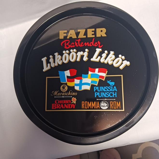 Peltitarjotin Fazer Likööri