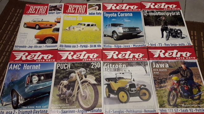 Retro auto moto lehdet