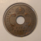 East Africa. 5 cents 1935. - pikkukuva 1