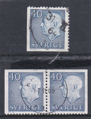 RUOTSI 1964 / Fa 428 DD I PARI LEIMATTUNA