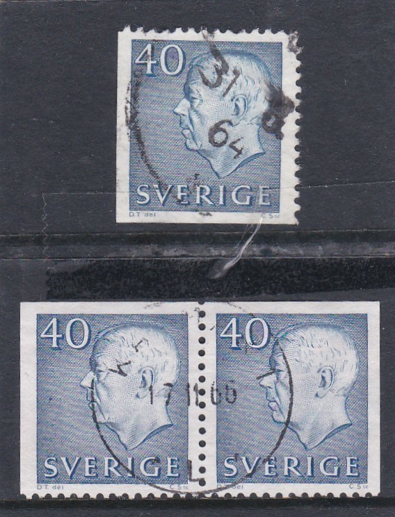 RUOTSI 1964 / Fa 428 DD I PARI LEIMATTUNA