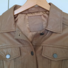 Nahkatakki beige koko XL - pikkukuva 5