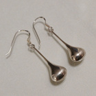 Hopea Teardrop Ball Dangle Drop korvakorut 925 - pikkukuva 1