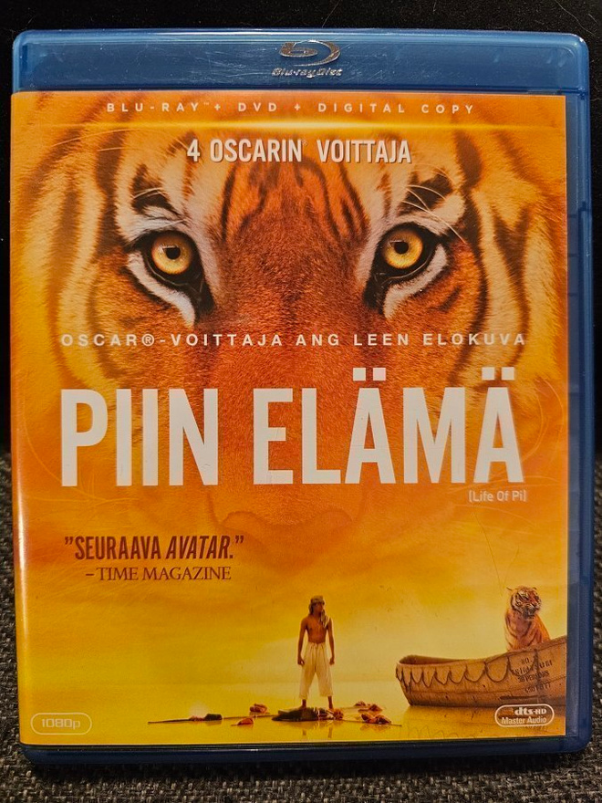 Piin elämä (Blu-ray+DVD) Ang Lee