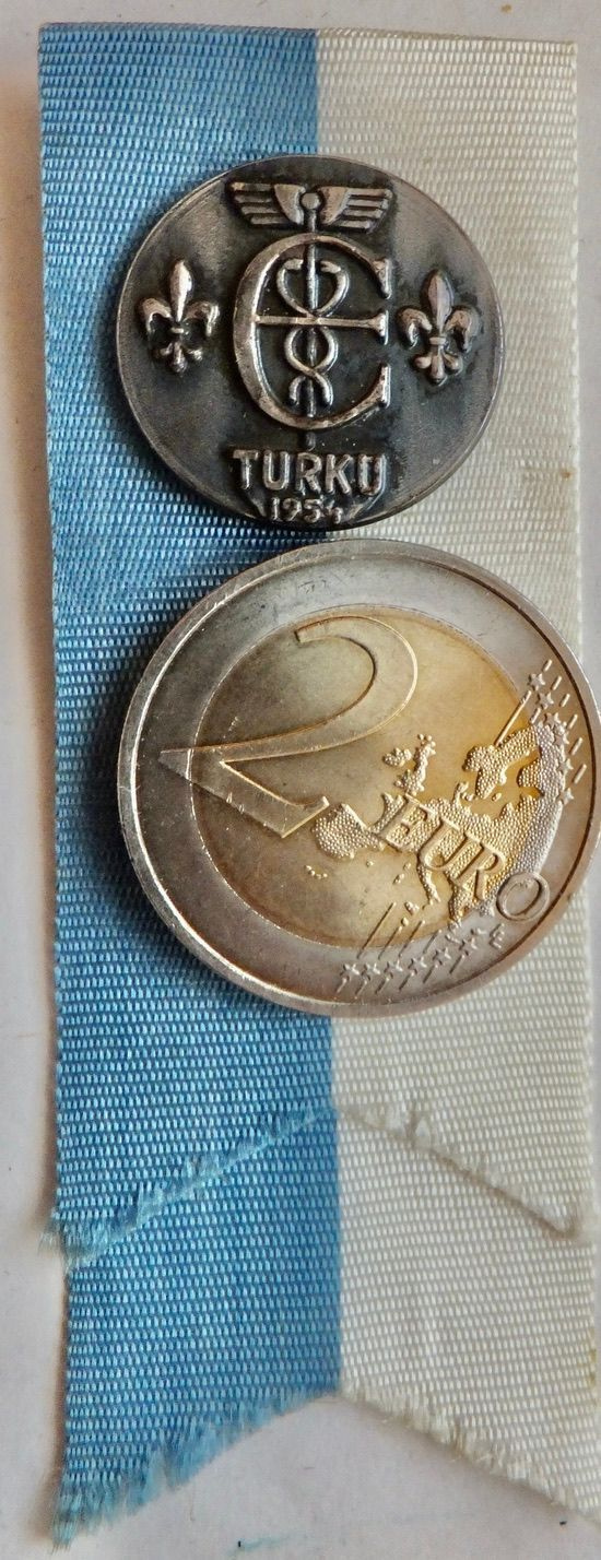 VANHA Merkki Turku 1954 Mikä lie?