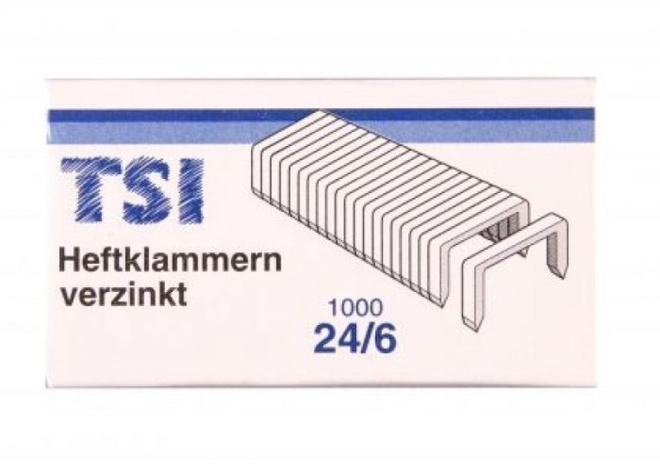 TSI 24/6 Niittit 1000 kpl pakkaus *UUSI*