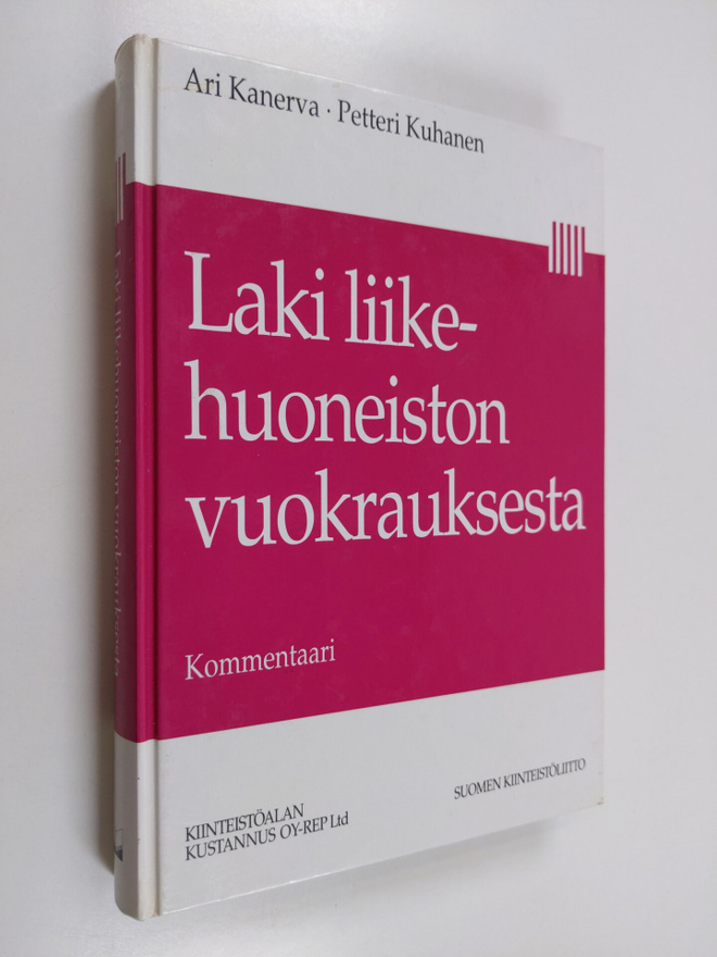 Ari Kanerva : Laki liikehuoneiston vuokrauksesta