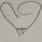Ovh 259€ Design Hopea Masive Sagara Silver Double Heart 925 - pikkukuva 1