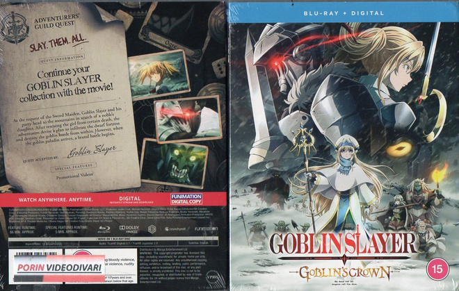 goblin slayer goblin´s crown	(52 637)	UUSI	-GB-	BLU-RAY	slip