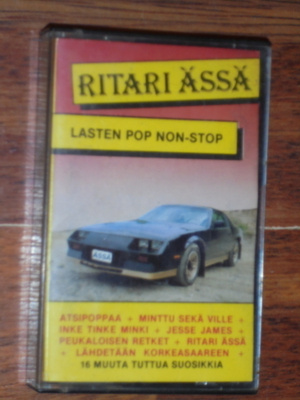C-kasetti - Ritari Ässä - Lasten Pop Non-Stop - 1984 EX