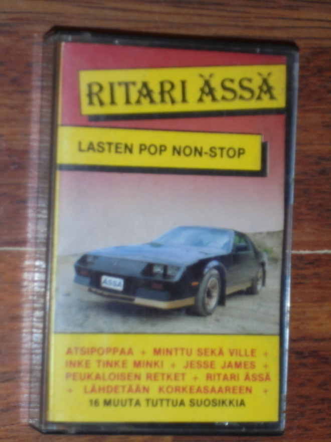 C-kasetti - Ritari Ässä - Lasten Pop Non-Stop - 1984 EX