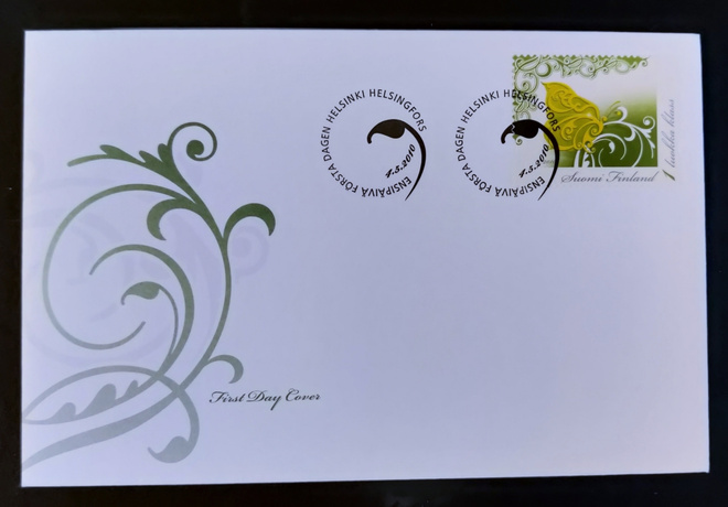 2010 FDC Omakuvamerkki Siipien havinaa