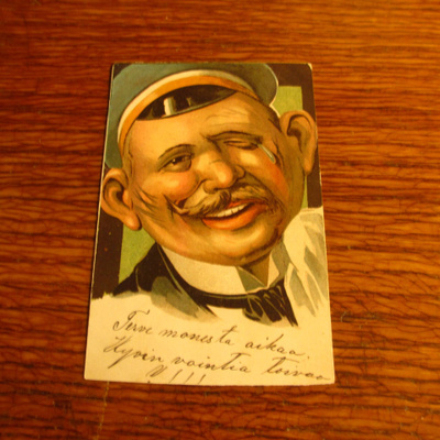 vanhakoko pk carte postale hupiveikon terveiset käsiposti