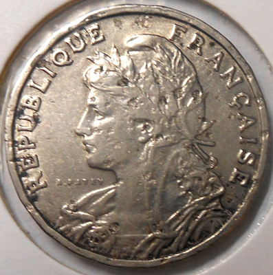 France. 25 centimes 1904.