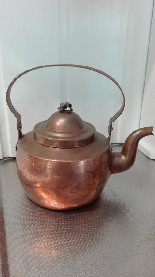 KAUNIS VANHA KUPARIPANNU, tilavuus 1 Litra
