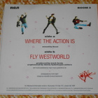 7" WESTWORLD where the action is - single -87 rockabilly EX - pikkukuva 2