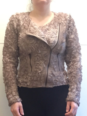 Cream ruusuke jakku S