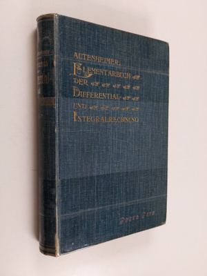 Friedrich Autenheimer : Elementarbuch der Differential- u...